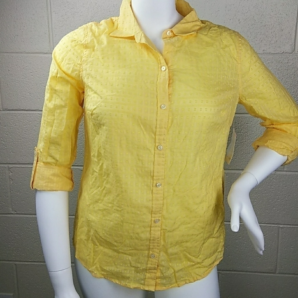 CHARTER Club Relaxed Fit Roll‎ Tab Sleeve